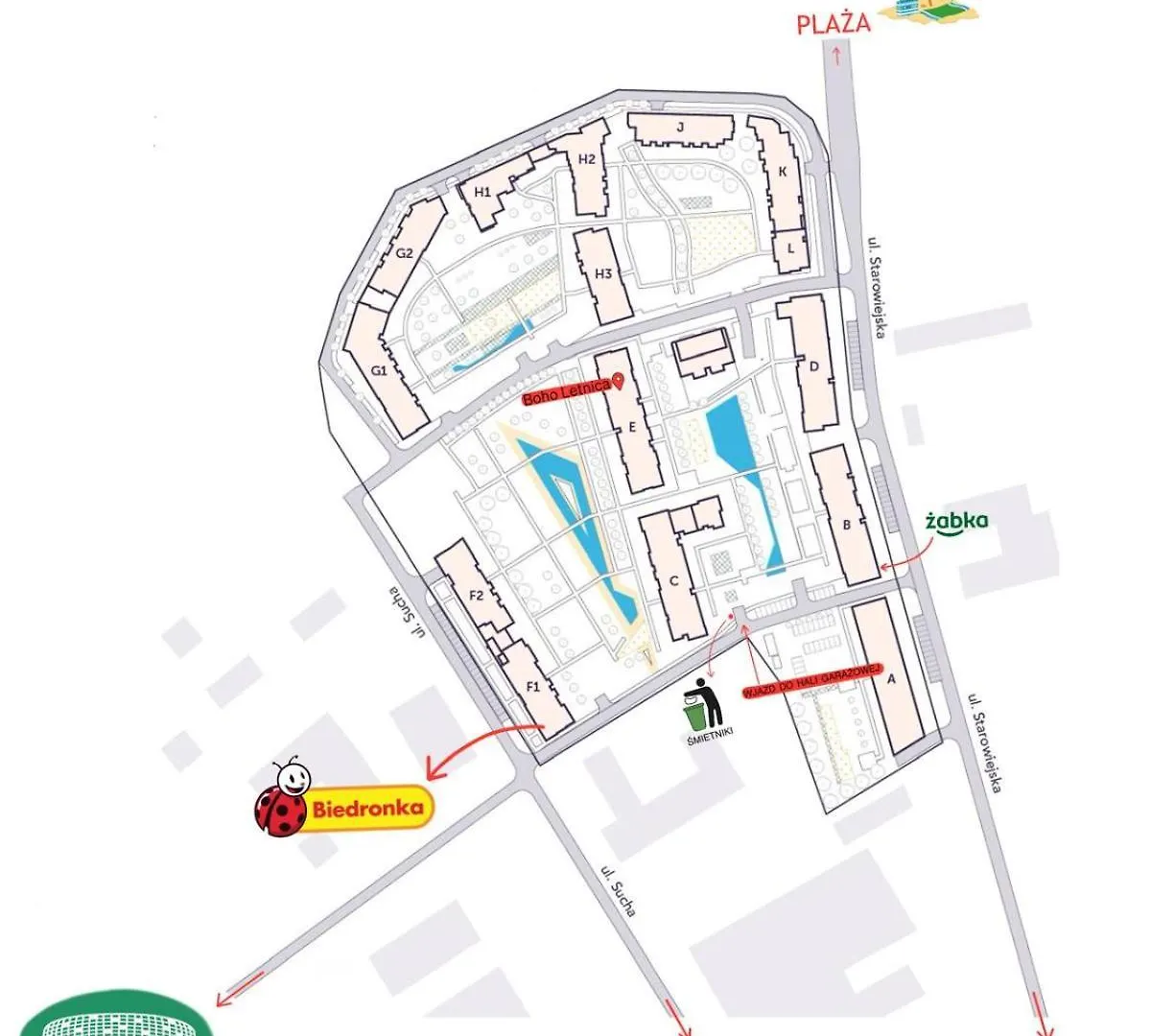 شقة Apartament Boho Letnica - غدانسك